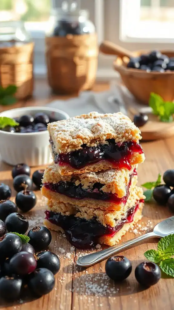 buttery tangy crumble bars