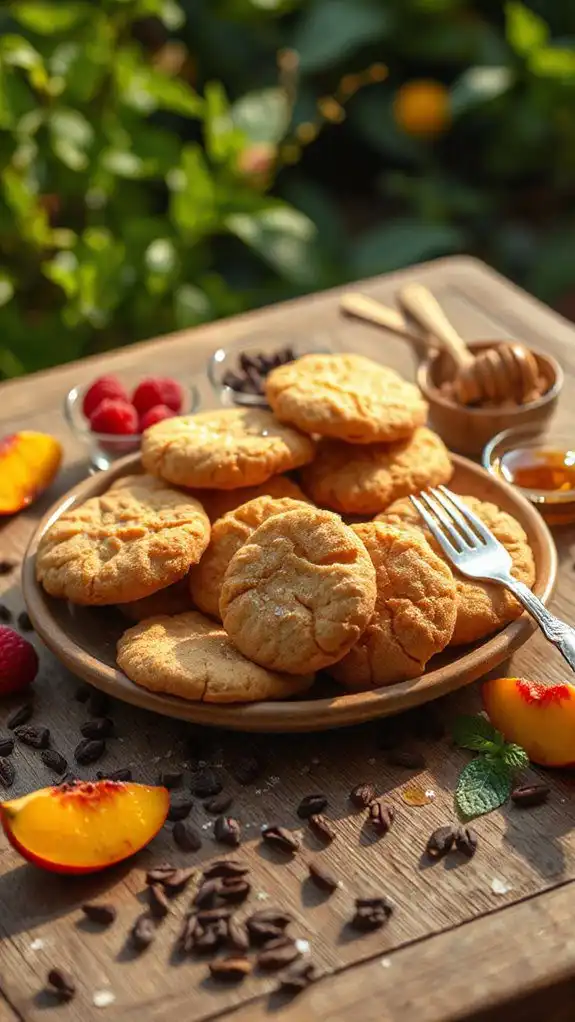 cacao nib almond cookies cacao nib almond cookies