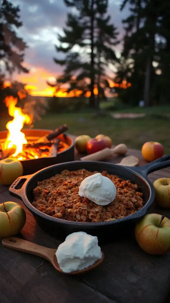 campfire baked apple dessert campfire baked apple dessert