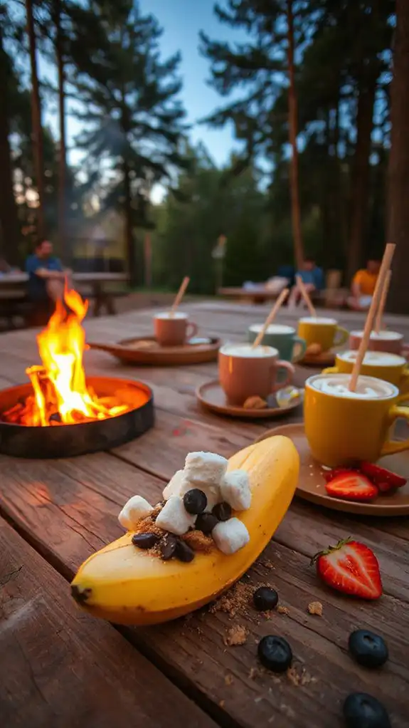 campfire banana dessert delight campfire banana dessert delight