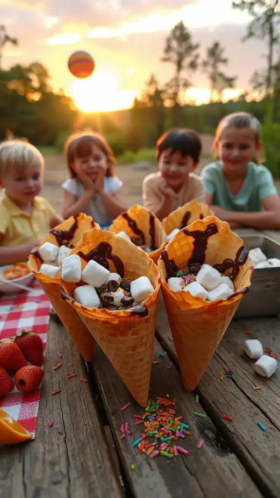 campfire cones dessert recipe campfire cones dessert recipe