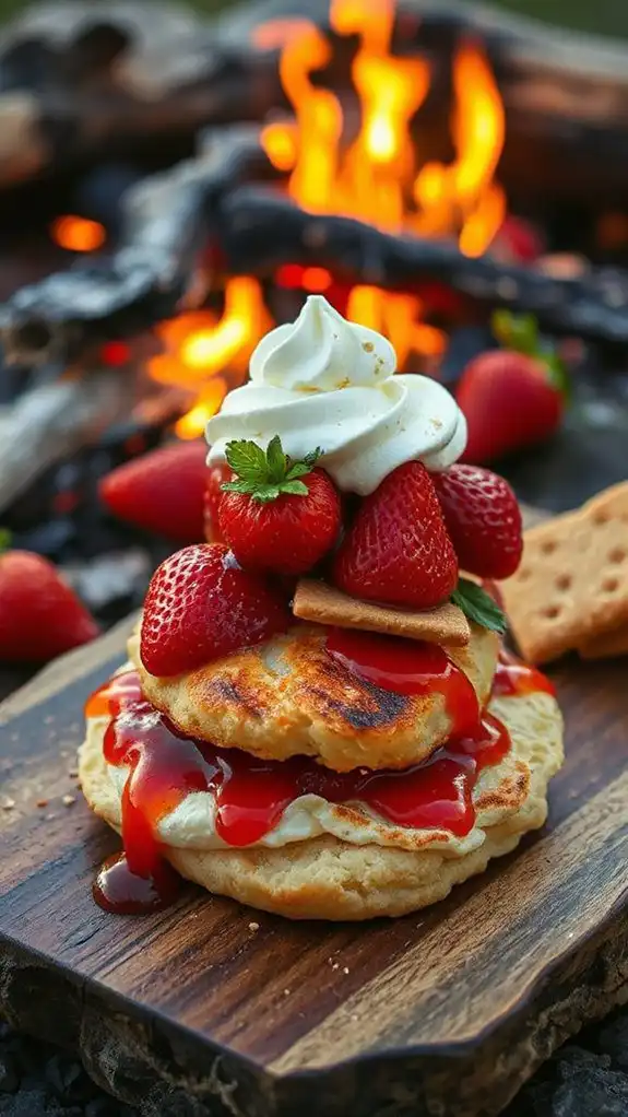 campfire strawberry shortcake delight campfire strawberry shortcake delight
