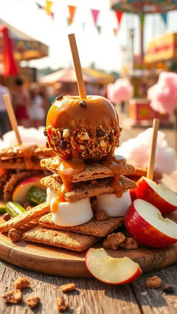 caramel apple s mores delight