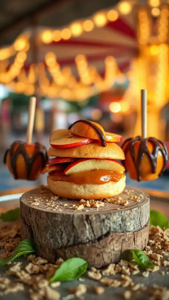 caramel apple shortcake delight