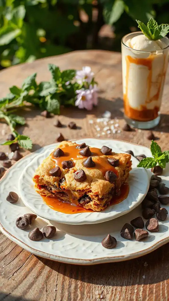 caramel chocolate chip bars