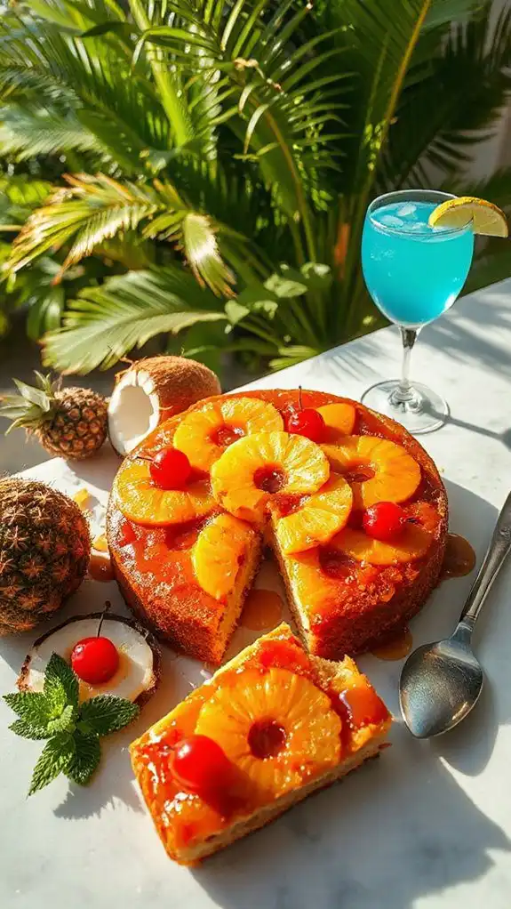 caramelized pineapple cake delight