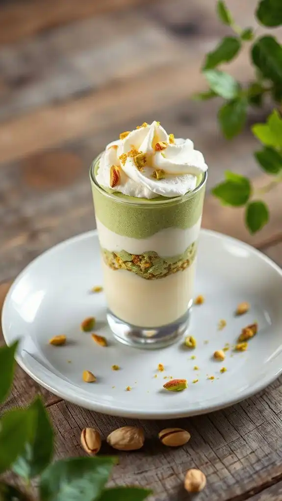 cardamom pistachio parfait delight