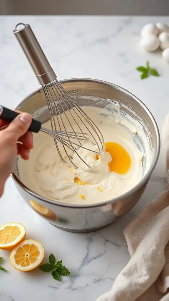 careful mixing ensures smoothness