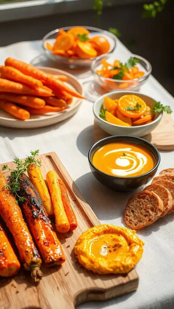 carrot inspired culinary creations