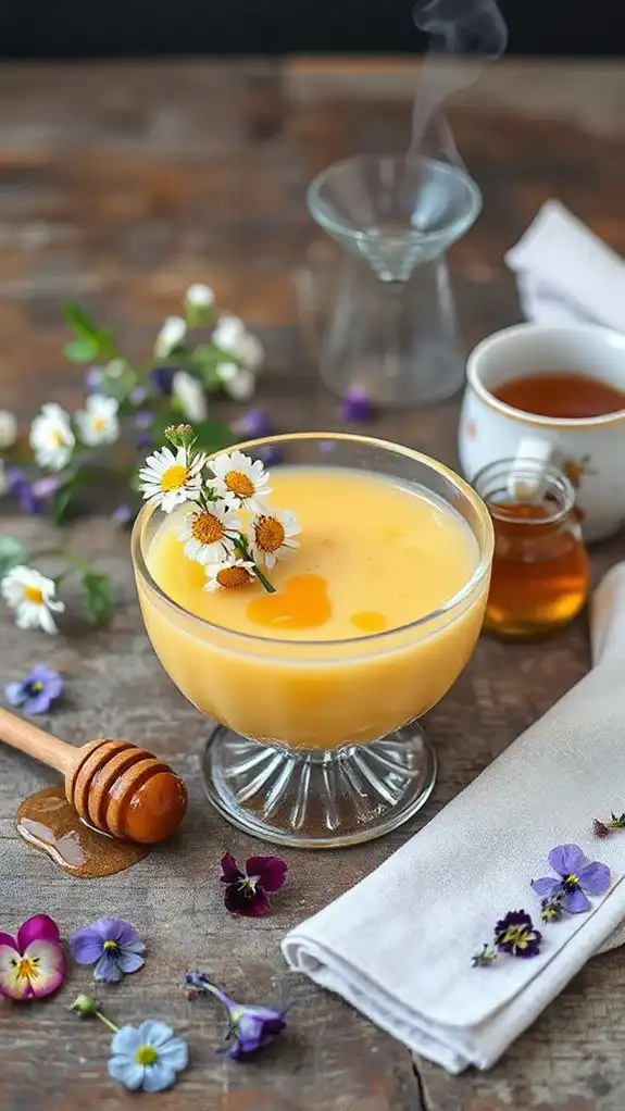 chamomile honey dessert delight