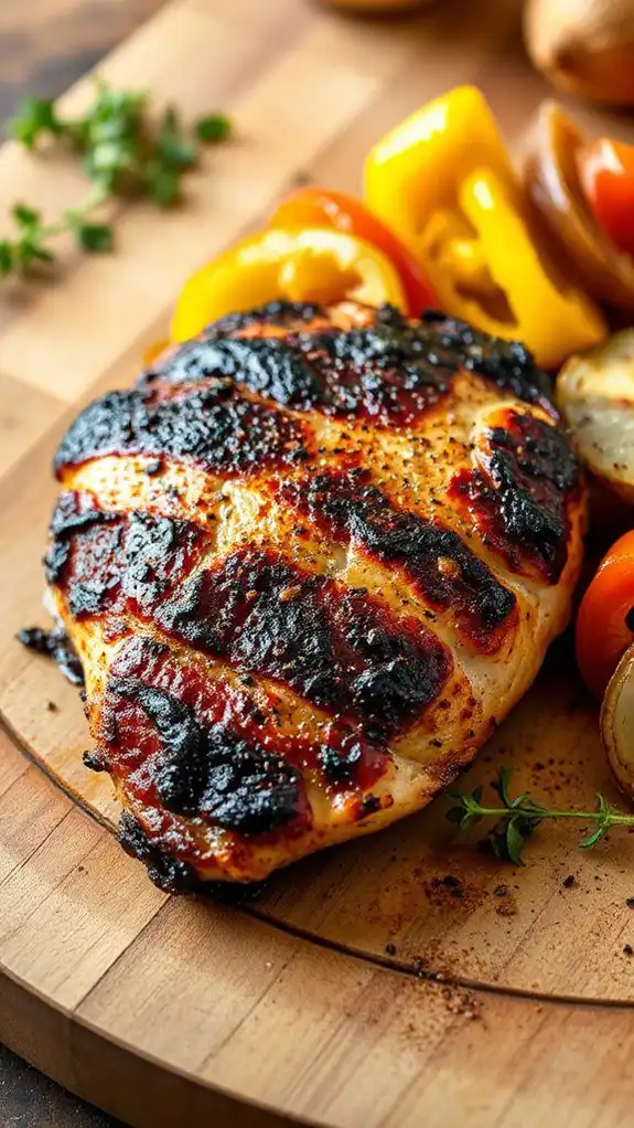 char grill chicken until browned