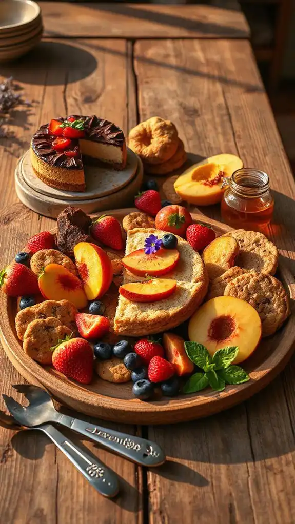 cheesecake sampler dessert platter