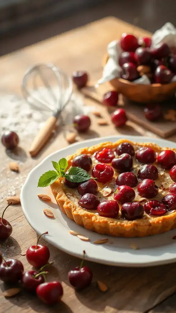 cherry almond tart recipe