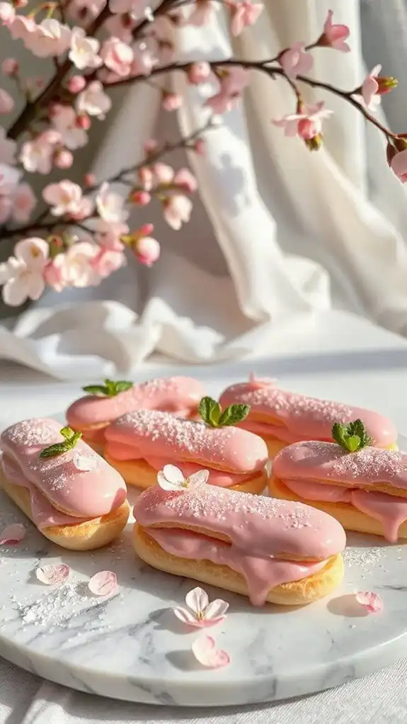cherry blossom pastry delights