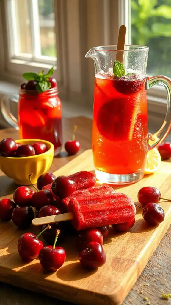 cherry lemonade popsicle recipe