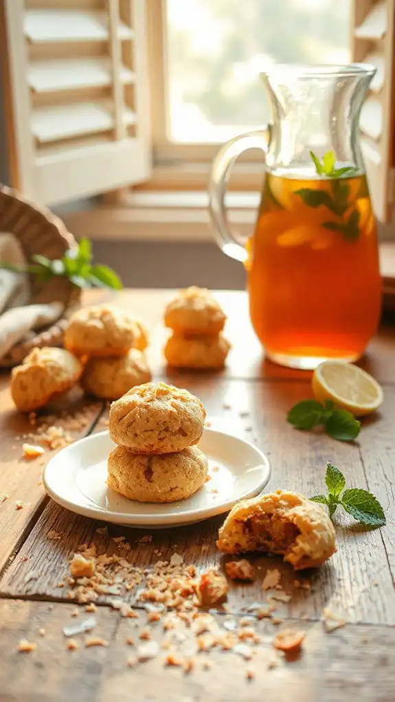 chewy brown sugar coconut treats