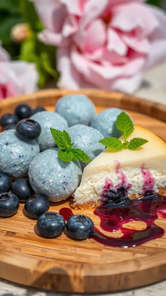 chewy cheesecake blueberry delight