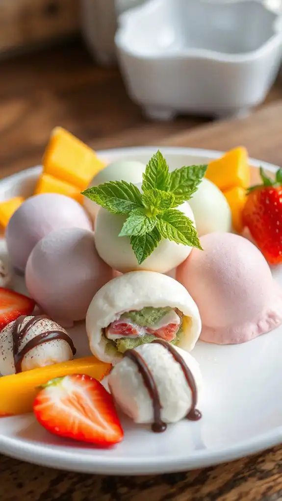 chewy creamy summer dessert