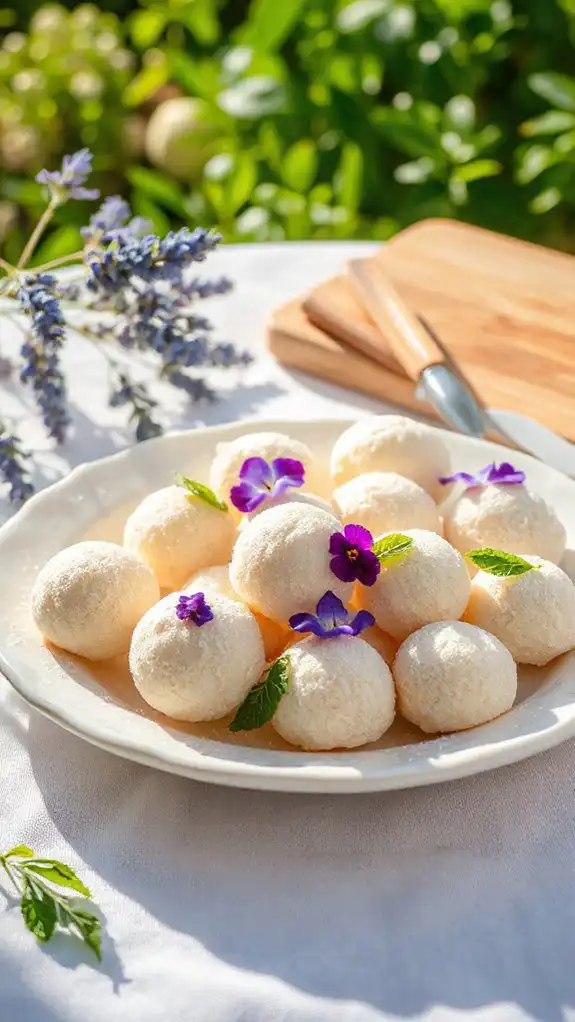 chewy vanilla almond dessert