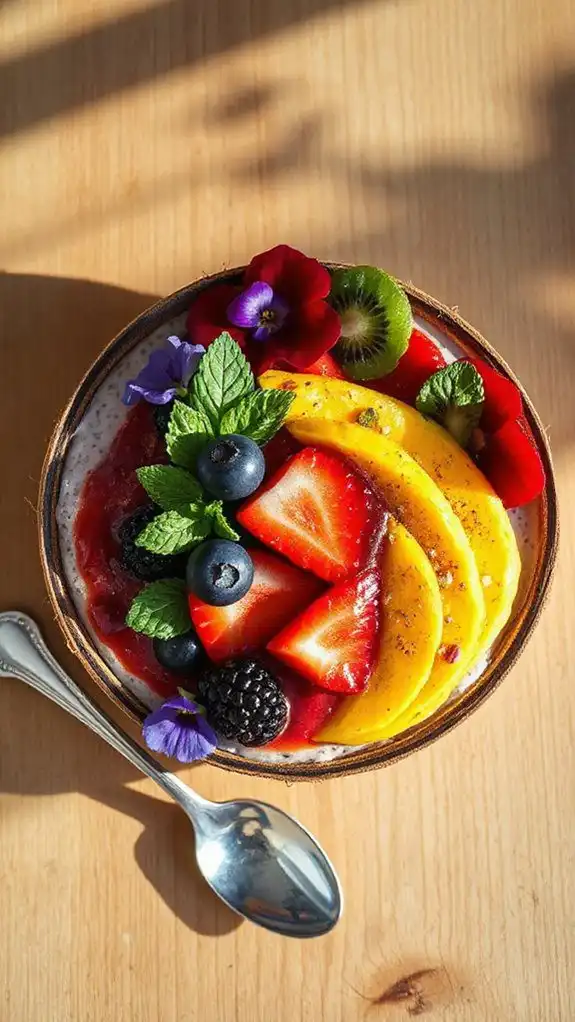 chia jam smoothie bowl delight