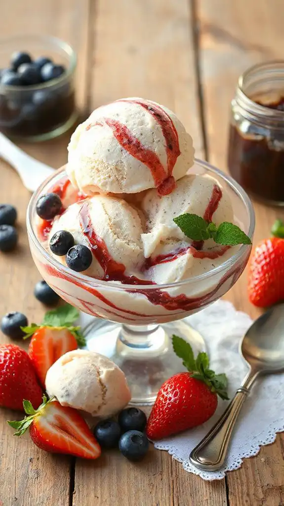 chia seed ice cream delight