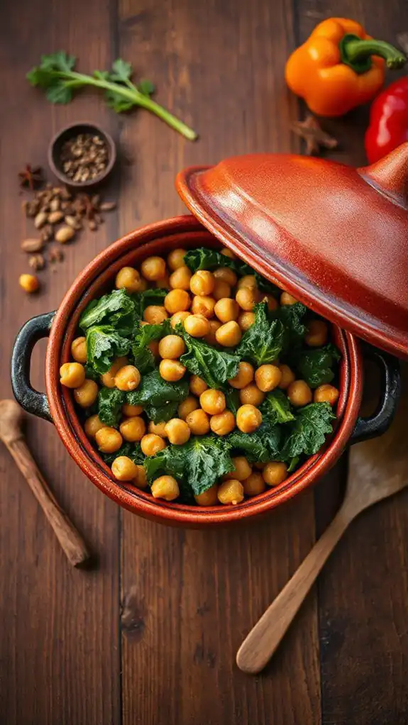 chickpeas and kale included chickpeas and kale included