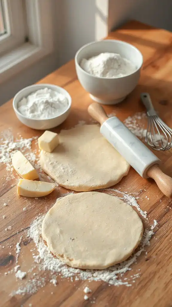chill dough for flakiness