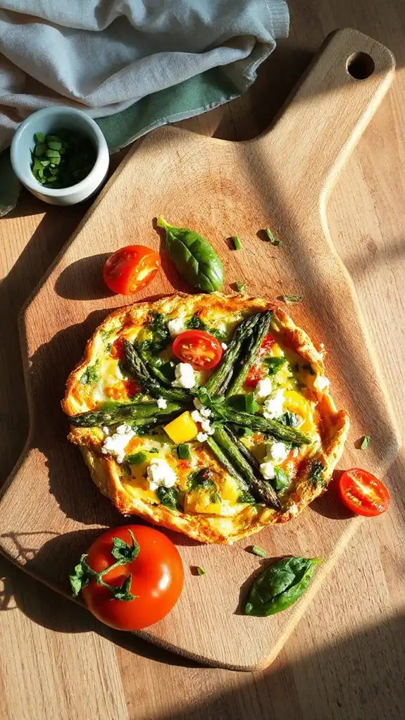 chill frittata before serving
