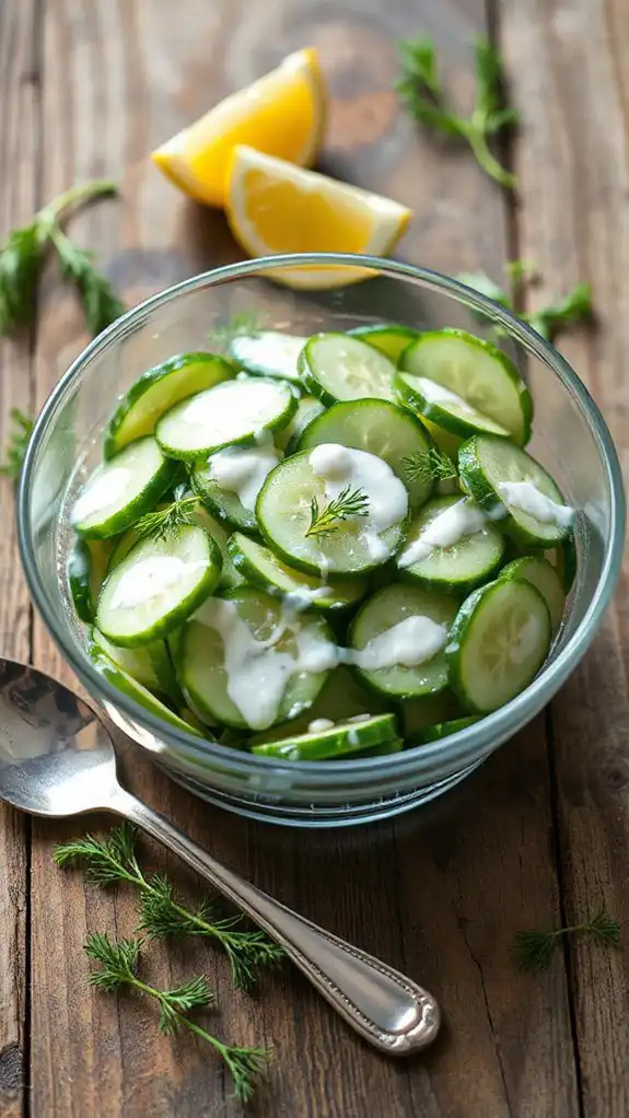 chill salad for flavor