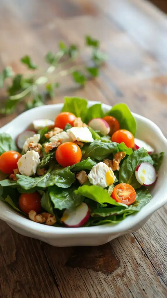 chill salad prior serving