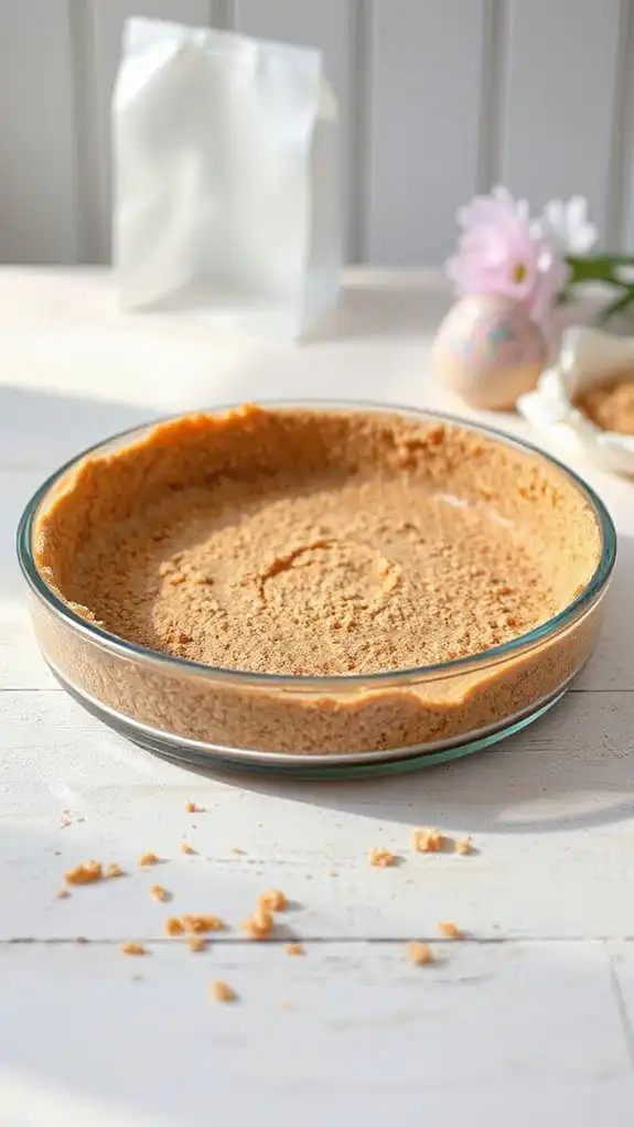 chill the crust quickly