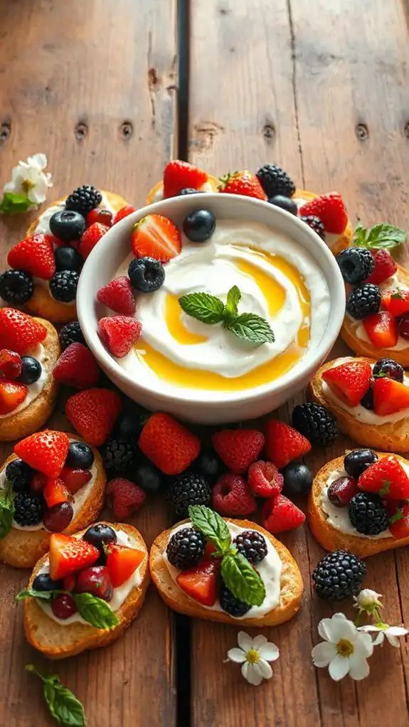 chilled berry salsa delight