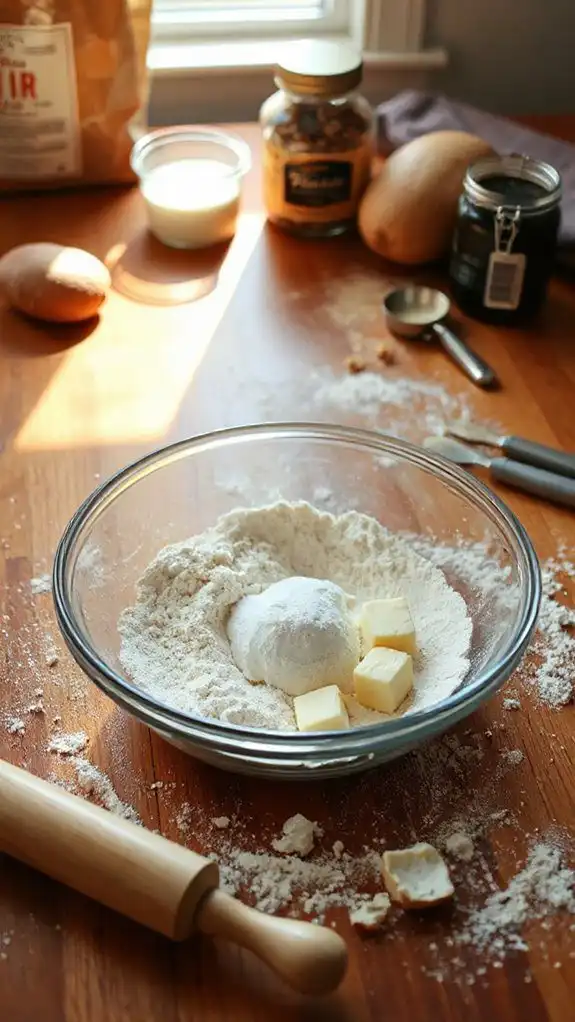 chilled dough ensures flakiness