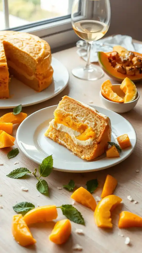 chilled mango cake pairings