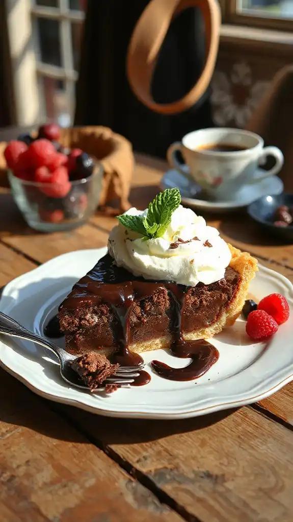 chilled mud pie pairings