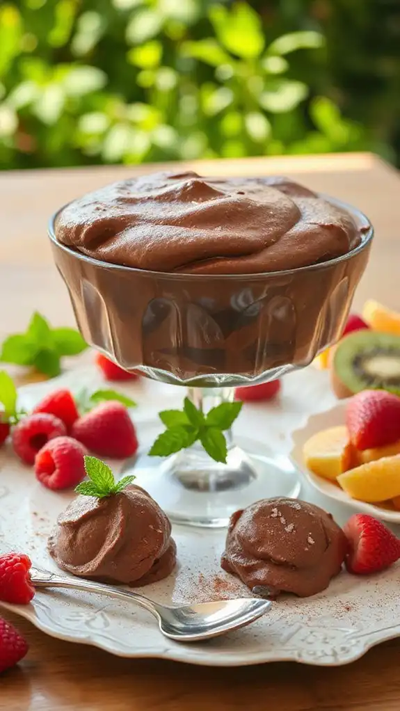 chocolate avocado mousse delight