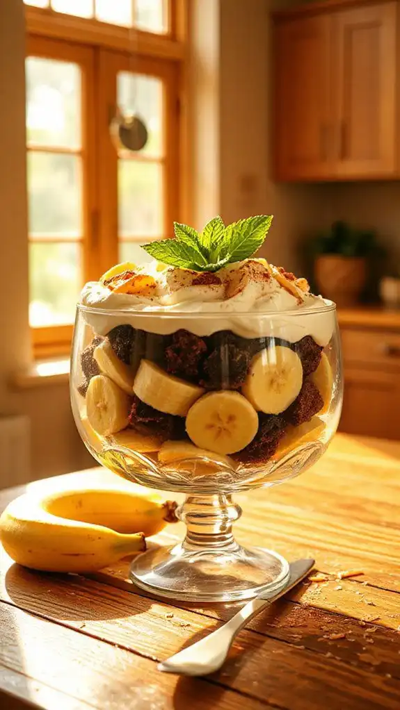 chocolate banana layered delight