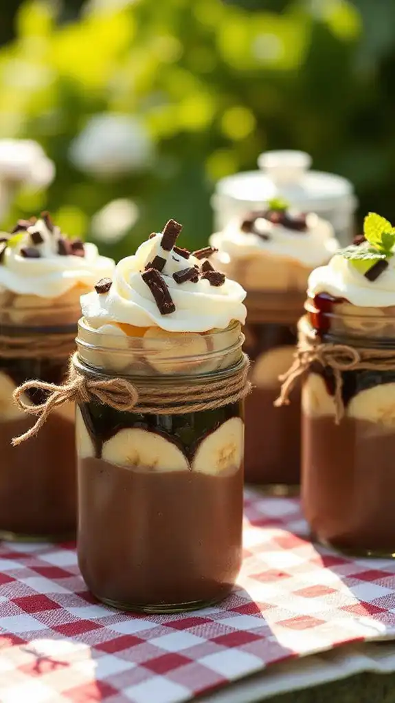 chocolate banana pudding desserts
