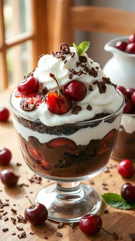 chocolate cherry summer delight