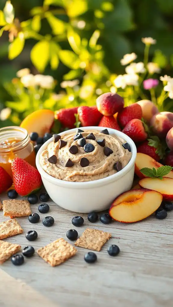 chocolate chip cookie dough hummus