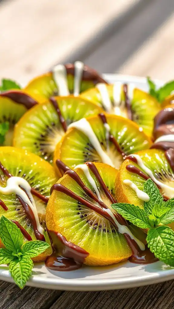chocolate coated kiwi delight