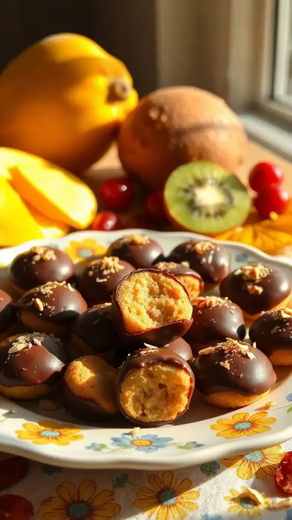 chocolate dipped dessert delight
