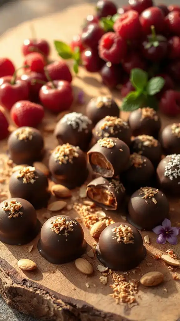 chocolate marzipan truffles recipe