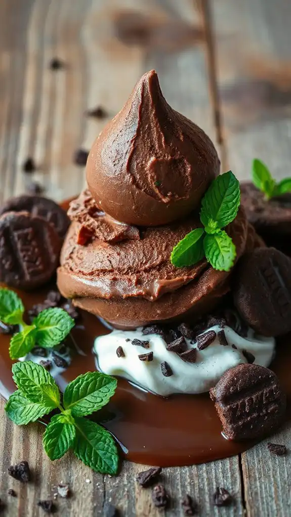 chocolate mint ice cream