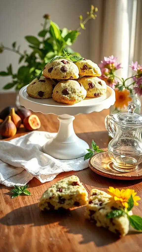 chocolate mint scones recipe chocolate mint scones recipe