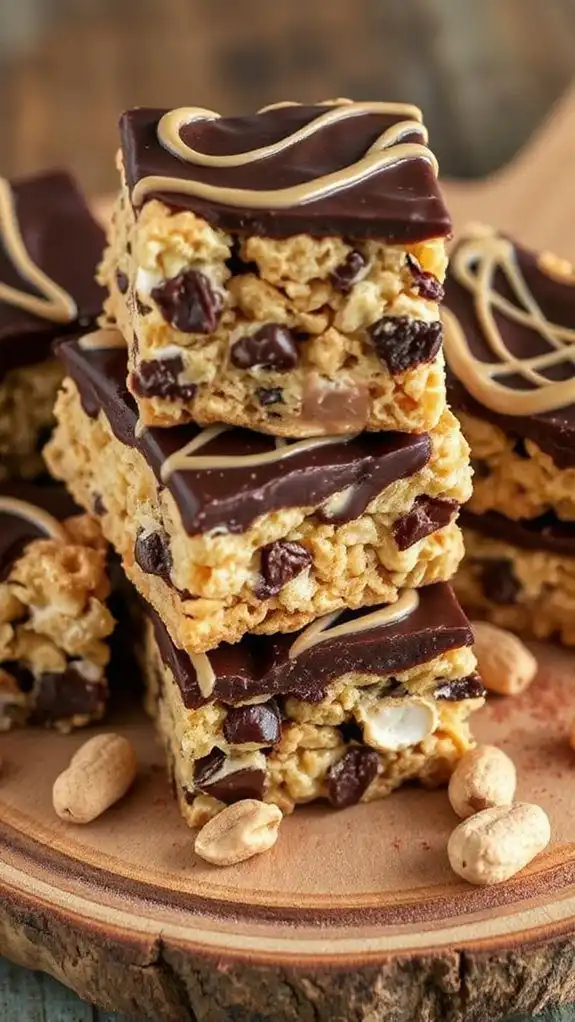chocolate peanut buttercup krispies