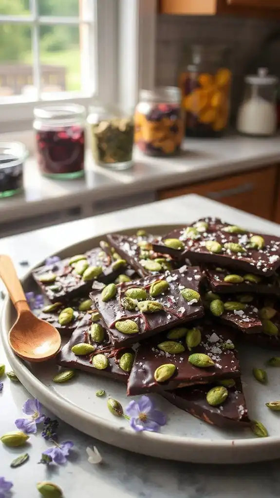 chocolate pepita bark delight
