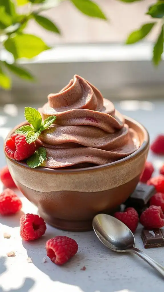 chocolate raspberry summer dessert chocolate raspberry summer dessert