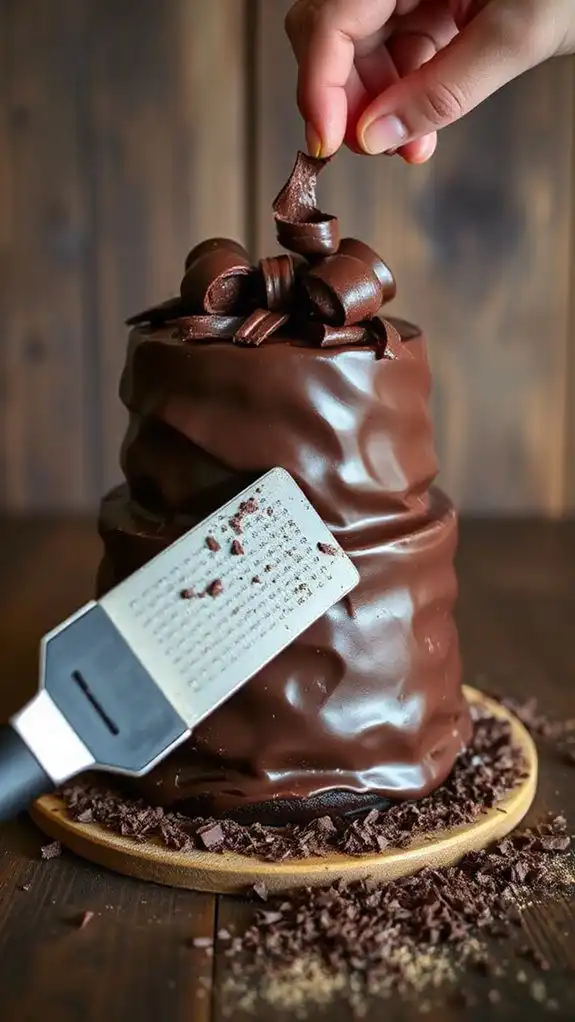 chocolate shavings as garnish chocolate shavings as garnish