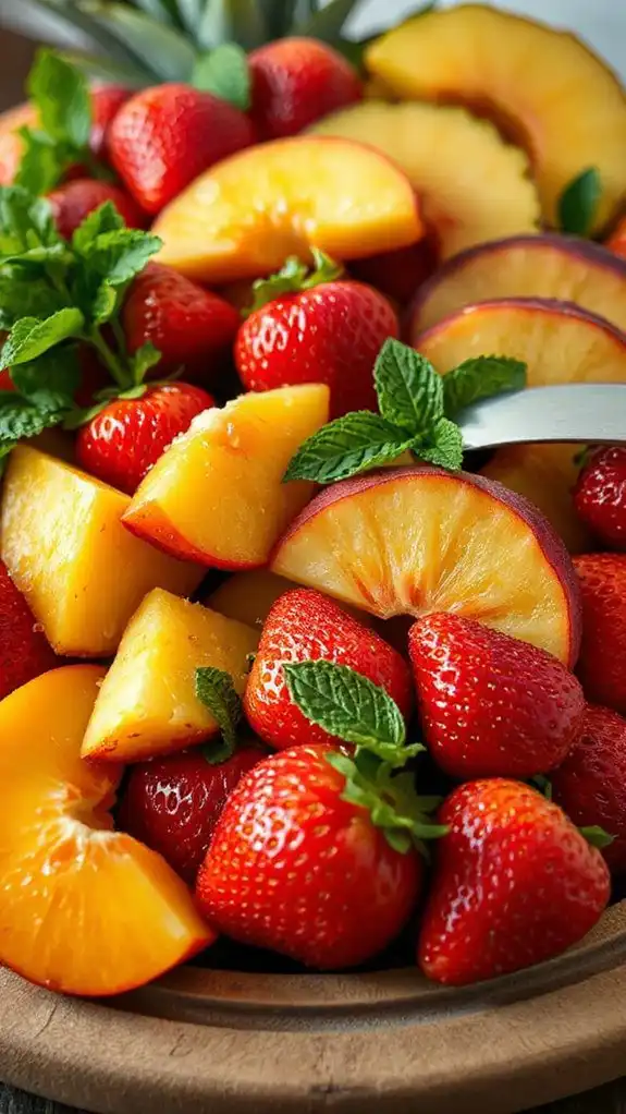 choose fresh seasonal fruits